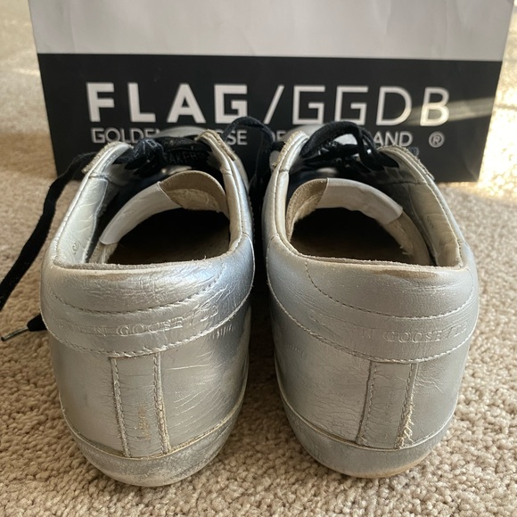 Women’s Silver Golden Goose Sneakers - Picture 3 of 7